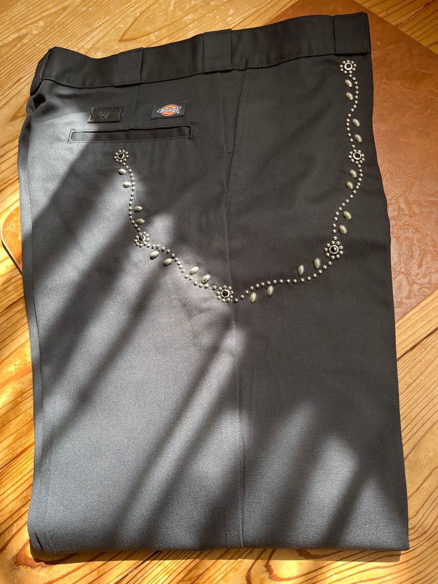 HTC x Dickies コラボスタッズワークパンツ black ブラック HTC x Dickies コラボスタッズワークパンツ black ブラック
