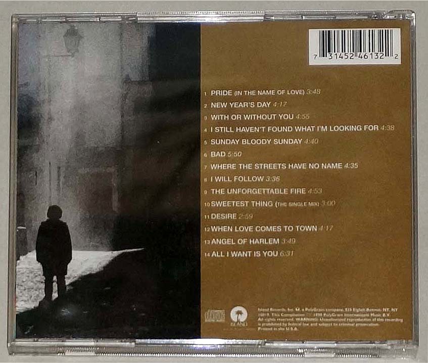 即決！輸入盤CD「U2／THE BEST OF 1980-1990」_画像3