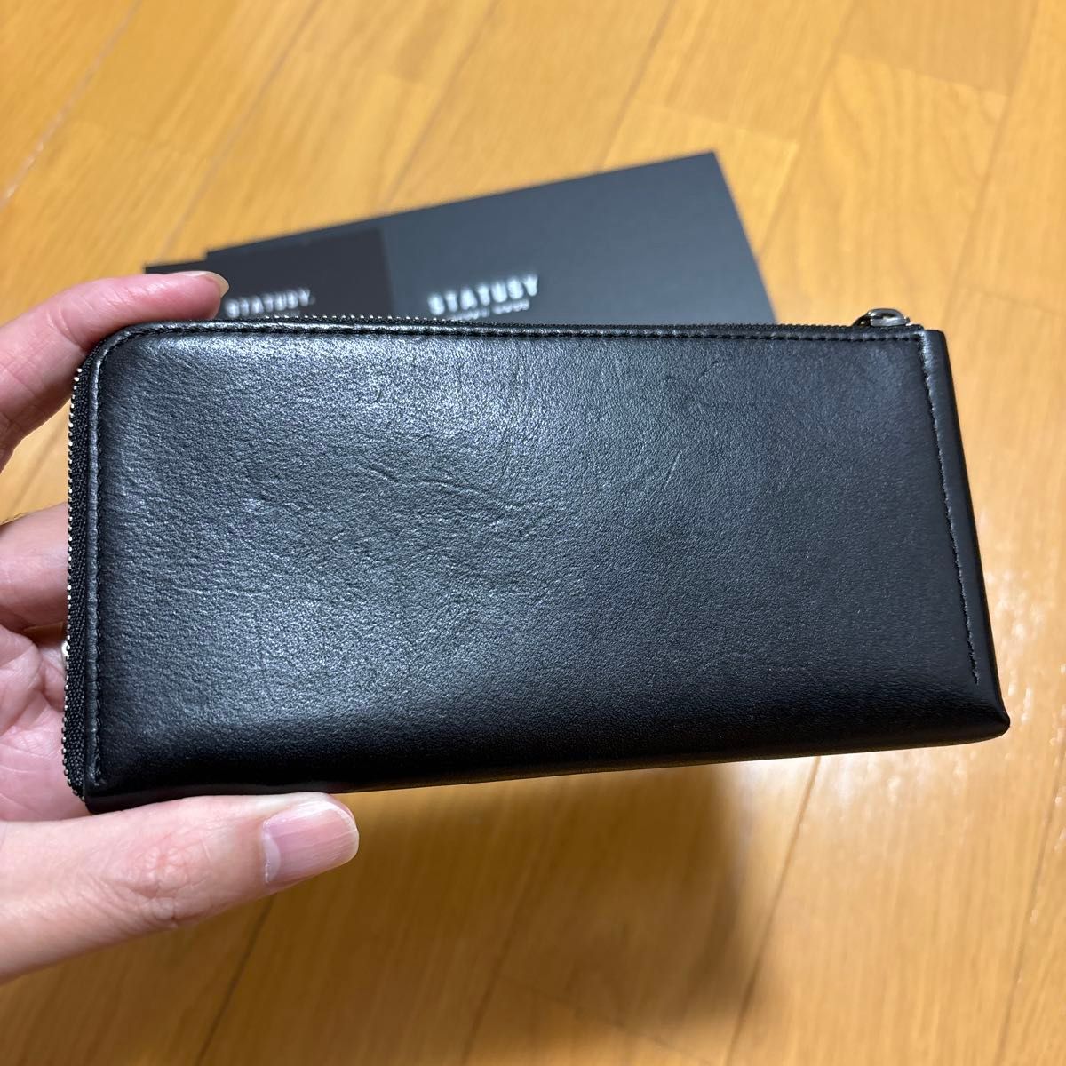 STATUSY il modo ZIP 日本製 L字ファスナー 本革 小さい長財布 STATUSY il modo ZIP 日本製 L字ファスナー 本革 小さい長財布
