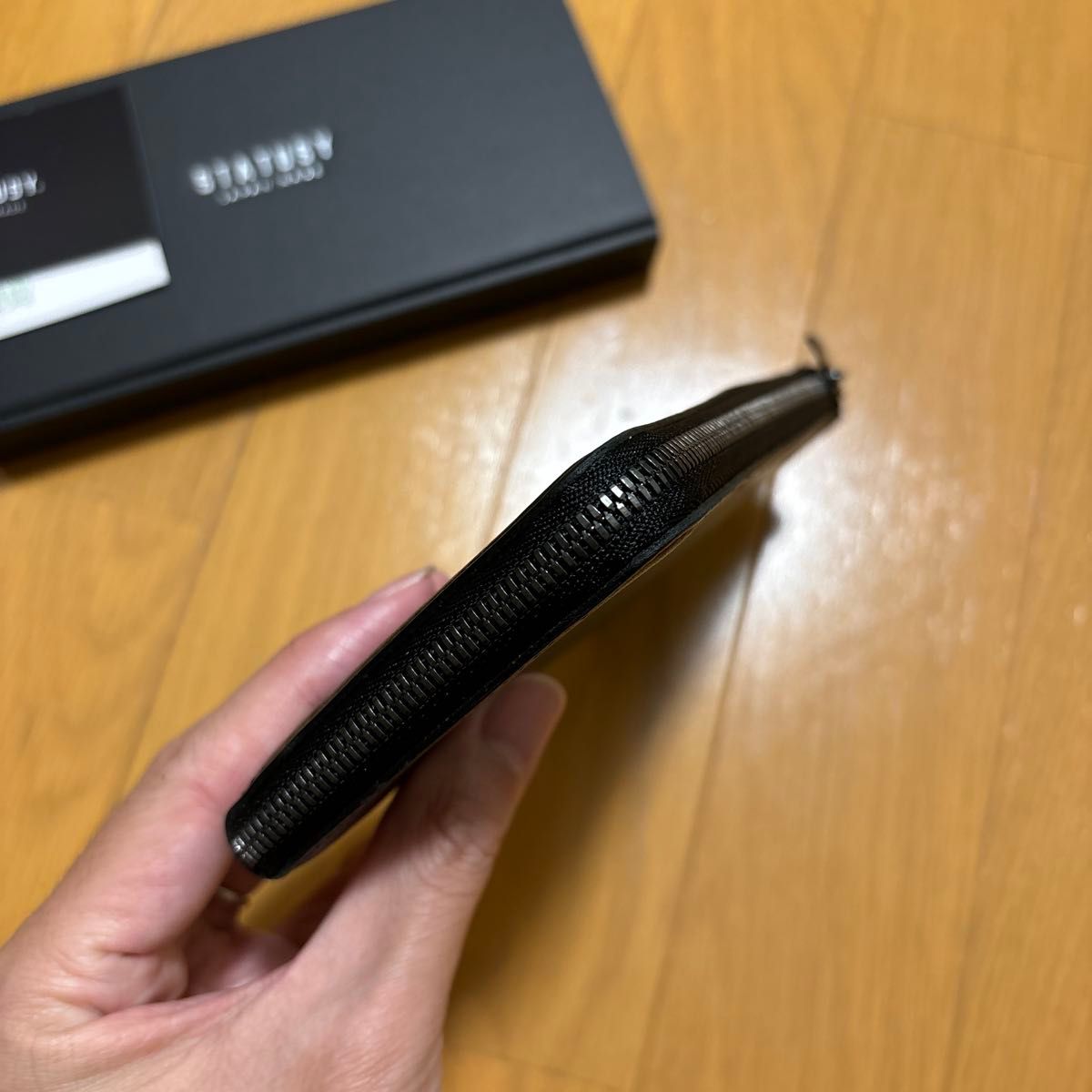STATUSY il modo ZIP 日本製 L字ファスナー 本革 小さい長財布 STATUSY il modo ZIP 日本製 L字ファスナー 本革 小さい長財布