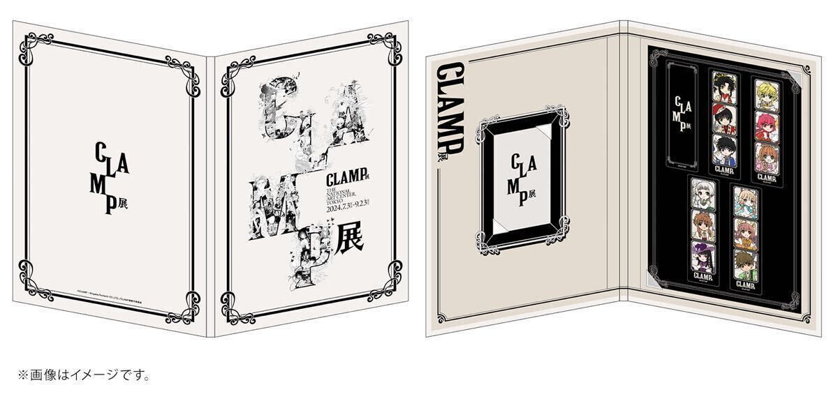 新品 CLAMP展 書き下ろし クリアしおり付きチケットホルダー 新品 CLAMP展 書き下ろし クリアしおり付きチケットホルダー