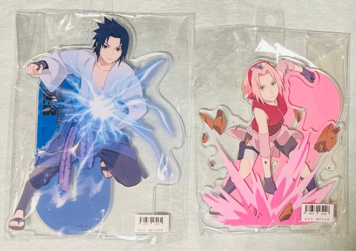 セール特価 NARUTO VR アクリルスタンド アクスタ うちはサスケ 春野サクラ その他