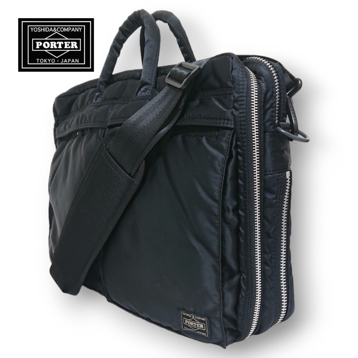 美品 PORTER ポーター タンカー 2way 2層 ブリーフケース 美品 PORTER ポーター タンカー 2way 2層 ブリーフケース