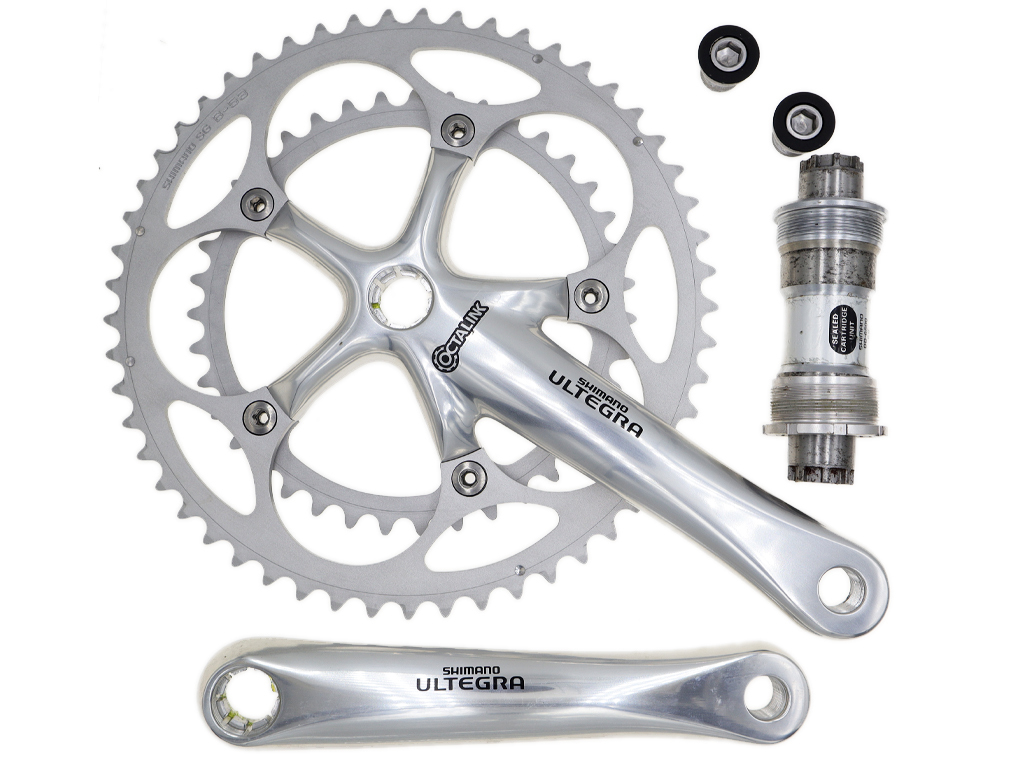 希少!シマノ SHIMANO ULTEGRA FC-6500 9速用 53/39T 170mm BB付