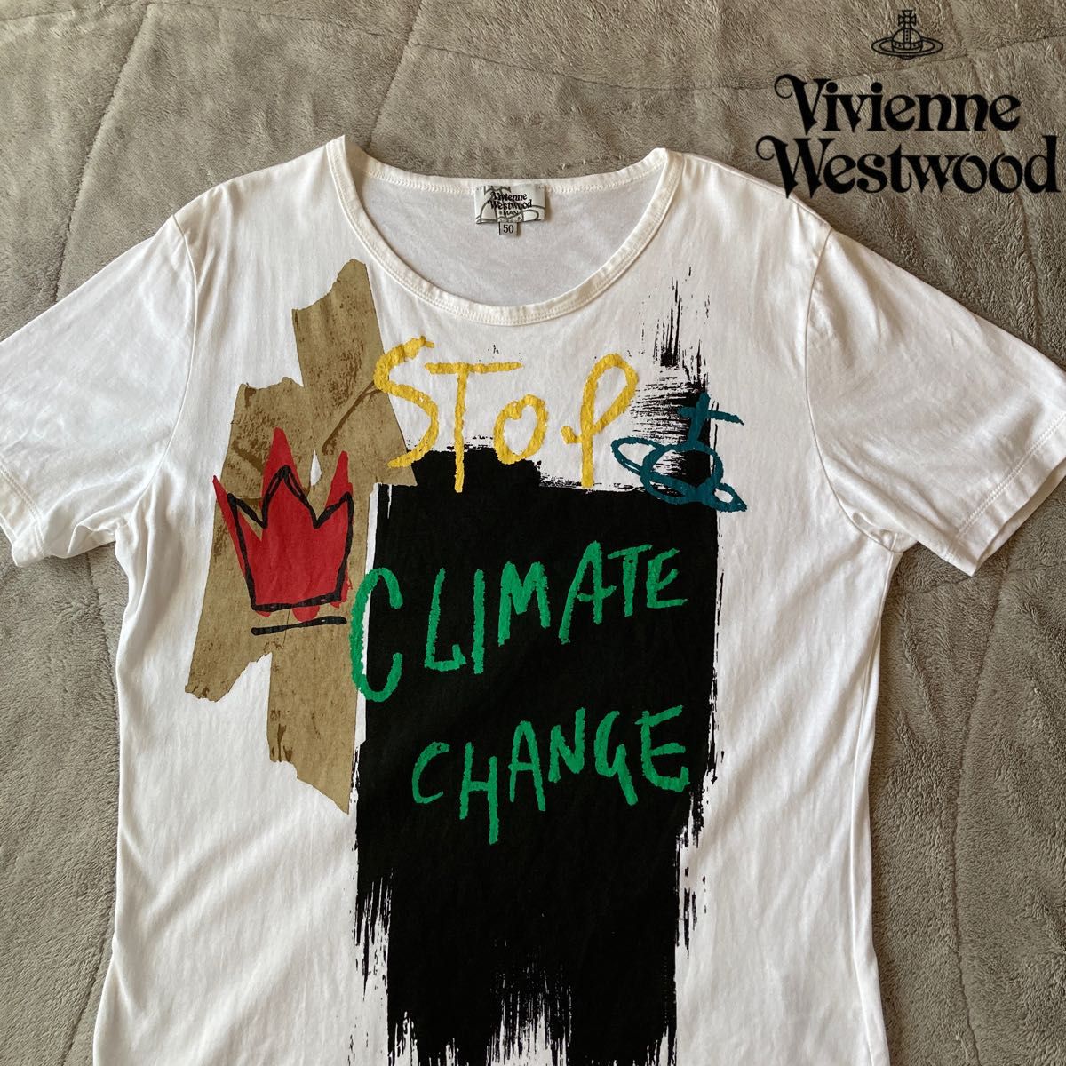 ヴィヴィアン ウエストウッド stop climate change Tシャツ ヴィヴィアン ウエストウッド stop climate change Tシャツ