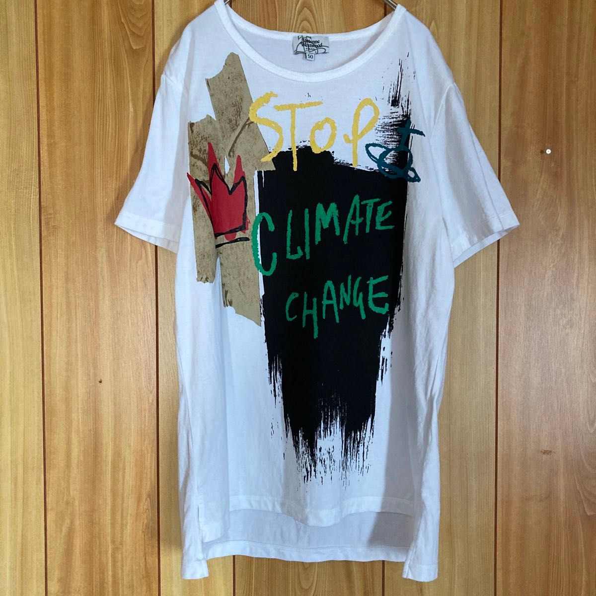 ヴィヴィアン ウエストウッド stop climate change Tシャツ ヴィヴィアン ウエストウッド stop climate change Tシャツ
