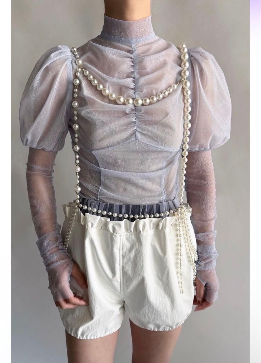 pearl harness / Maison lulu pinot|Yahoo!フリマ(旧PayPay pearl harness / Maison lulu pinot|Yahoo!フリマ(旧PayPay
