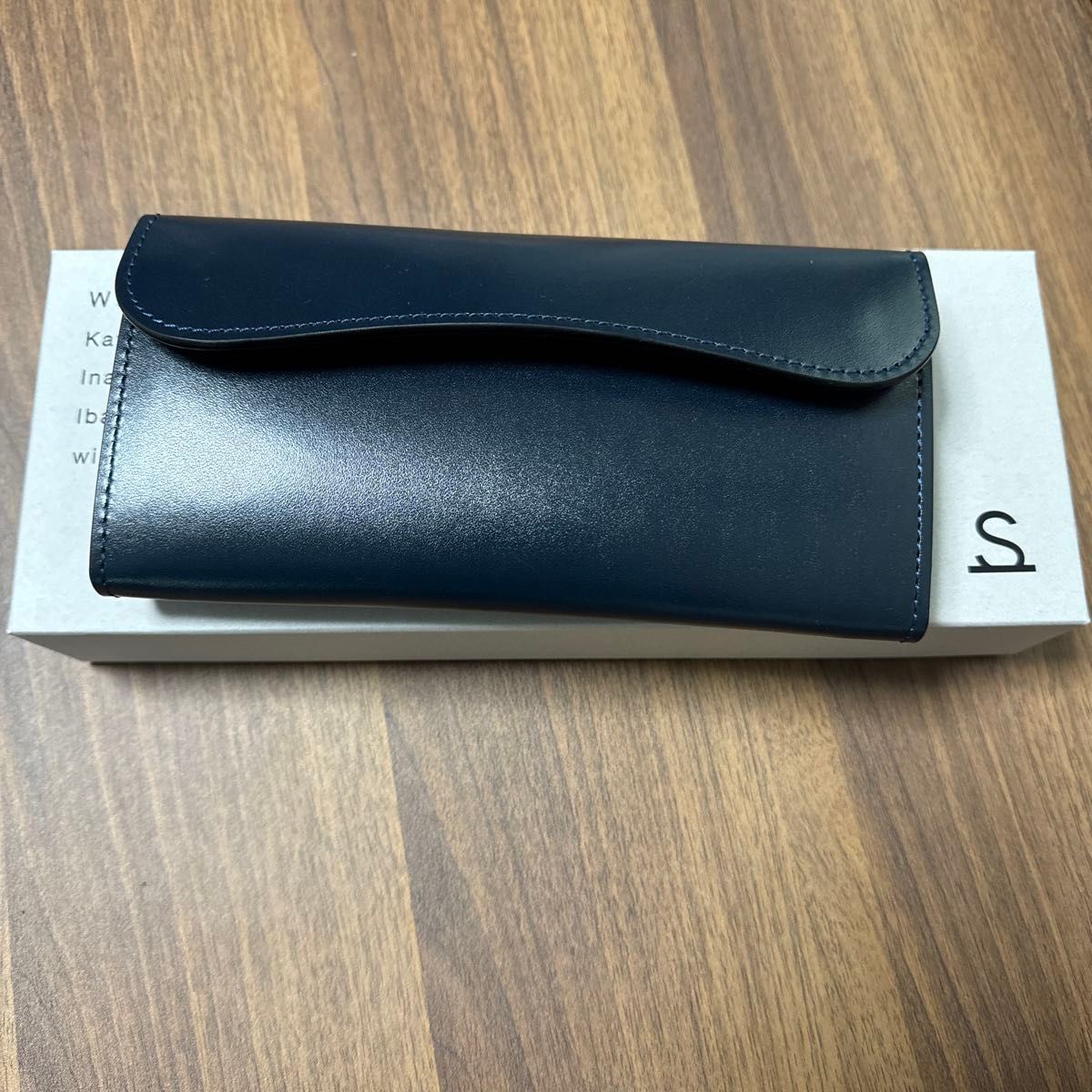 WILDSWANS ワイルドスワンズ 長財布 WAVE フレンチネイビー 未 WILDSWANS ワイルドスワンズ 長財布 WAVE フレンチネイビー 未
