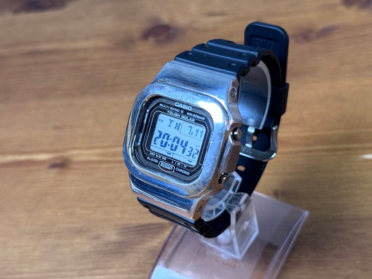DAMUE 5600 Silver カスタム G-SHOCK GW-5000U-1JF|Yahoo DAMUE 5600 Silver カスタム G-SHOCK GW-5000U-1JF|Yahoo