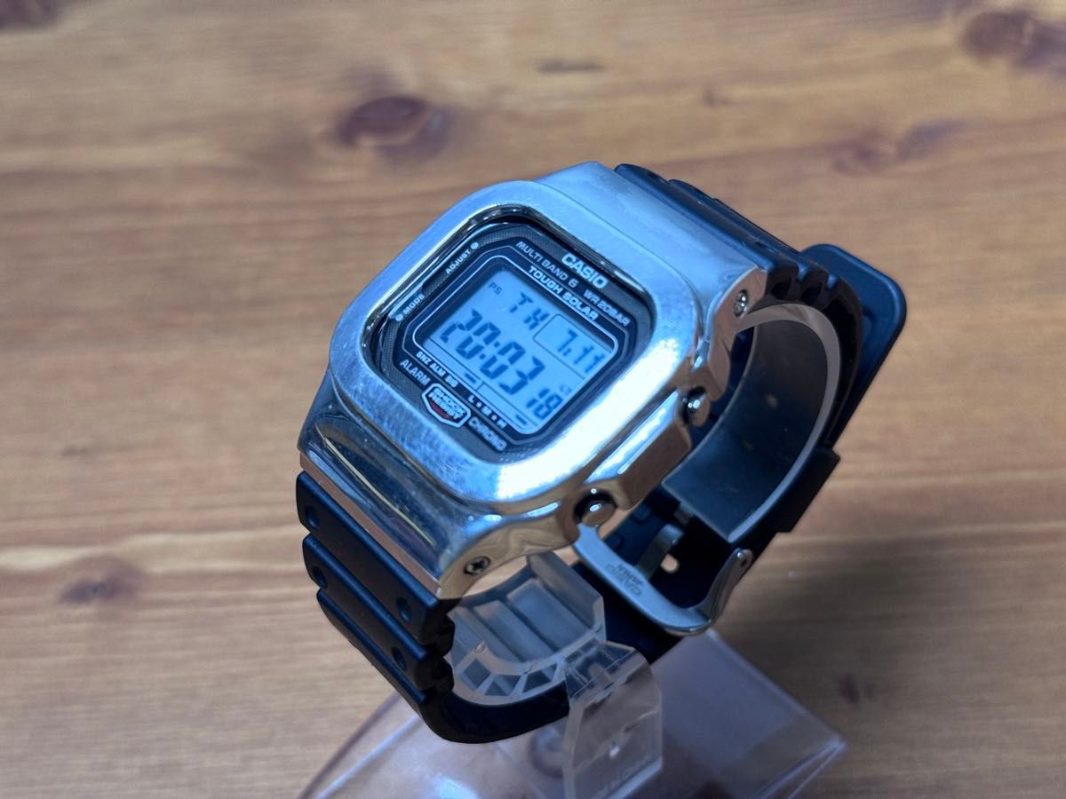 DAMUE 5600 Silver カスタム G-SHOCK GW-5000U-1JF|Yahoo DAMUE 5600 Silver カスタム G-SHOCK GW-5000U-1JF|Yahoo