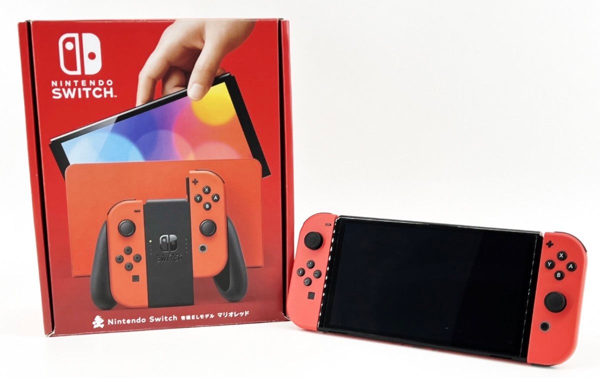 中古ゲーム機 Nintendo Switch 有機ELモデル マリオレッド 2023 中古ゲーム機 Nintendo Switch 有機ELモデル マリオレッド 2023