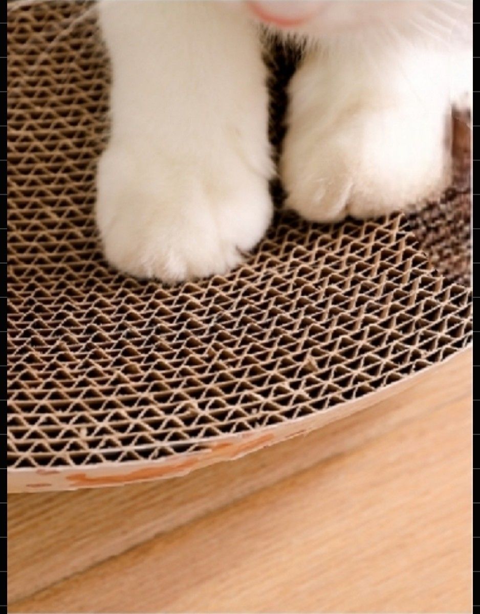 猫　ネコ　爪とぎ ダンボール　ガリガリサークルスクラッチャー　バリバリボウル