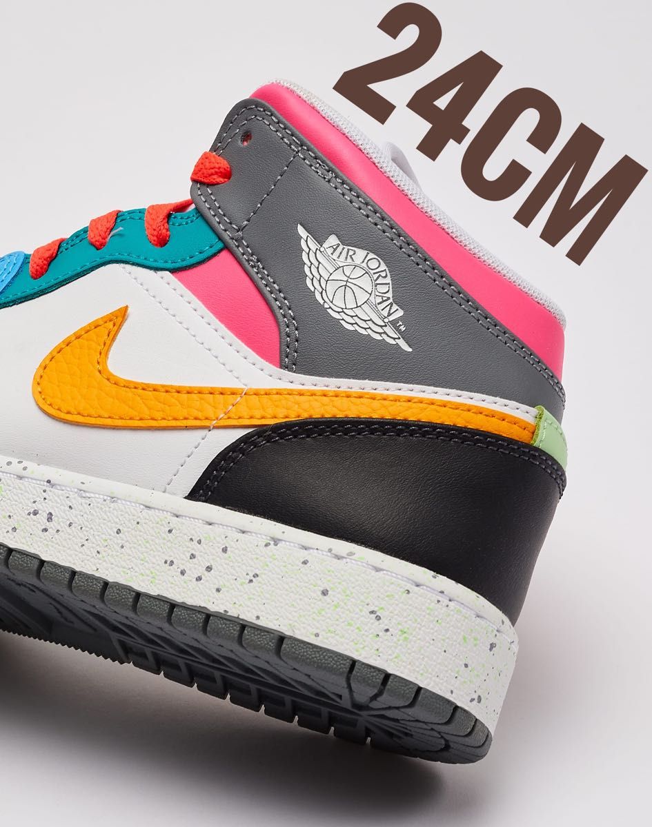 24cm ラスト① レア【新品】NIKE GS AIR JORDAN 1 MID SE 24cm ラスト① レア【新品】NIKE GS AIR JORDAN 1 MID SE