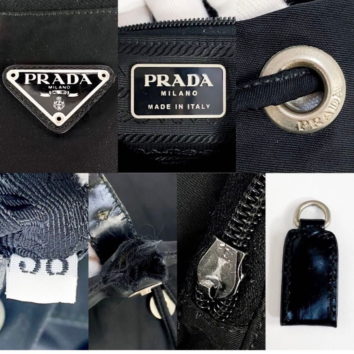 PRADA プラダ リュックサック バッグパック ナイロン三角ロゴ PRADA プラダ リュックサック バッグパック ナイロン三角ロゴ