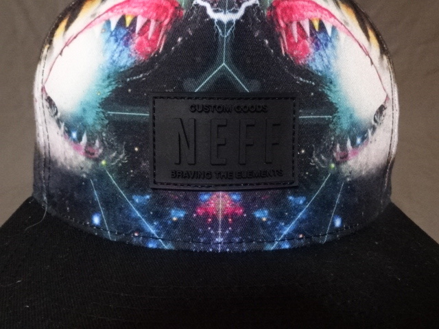 ◆ 激レア USA購入 人気ストリート系アメカジブランド ネフ【NEFF】 ロゴマーク付 柄モノ キャップ 中古良品 ◆
