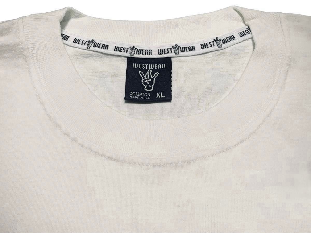 激レア 当時物 WS「WEST SIDE」Tシャツ白/WEST WEAR/G-WAY 新品 激レア 当時物 WS「WEST SIDE」Tシャツ白/WEST WEAR/G-WAY 新品