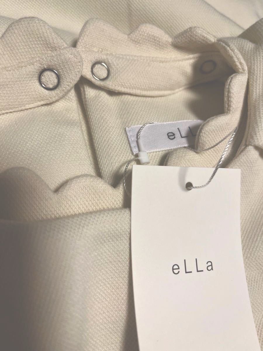 新品タグ付】ella selectshop STORYコラボ 衿スカラップトップス 新品タグ付】ella selectshop STORYコラボ 衿スカラップトップス