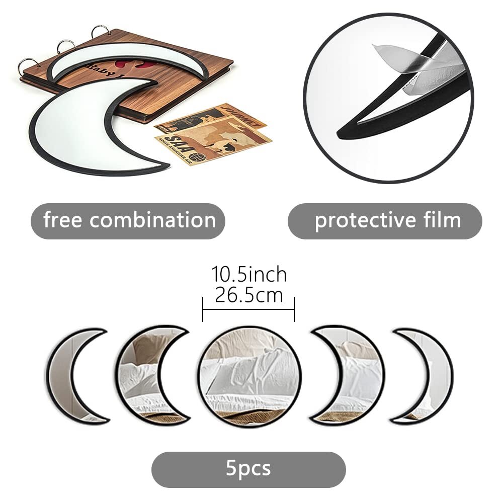 ☆素敵 スピリチュアルな装飾 月の満ち欠け ミラー 家具、インテリア ☆素敵 スピリチュアルな装飾 月の満ち欠け ミラー 家具、インテリア