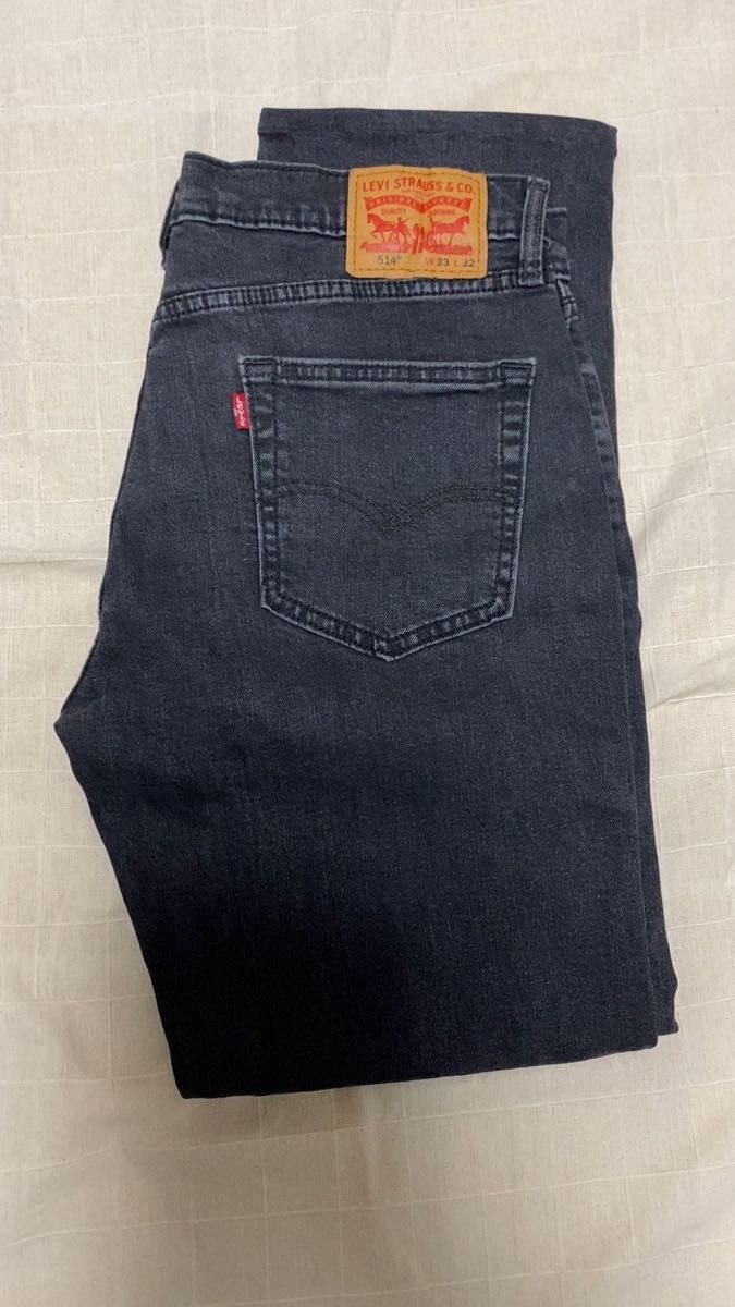 【未使用品】 Levi’s ブラックデニム ブラック リーバイス