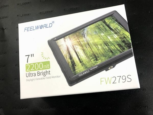 Feelworld フィールドモニター日本語設定可能 FW279S 4K 3G-SDI HDMI 出力/入力 7インチ IPS 輝度