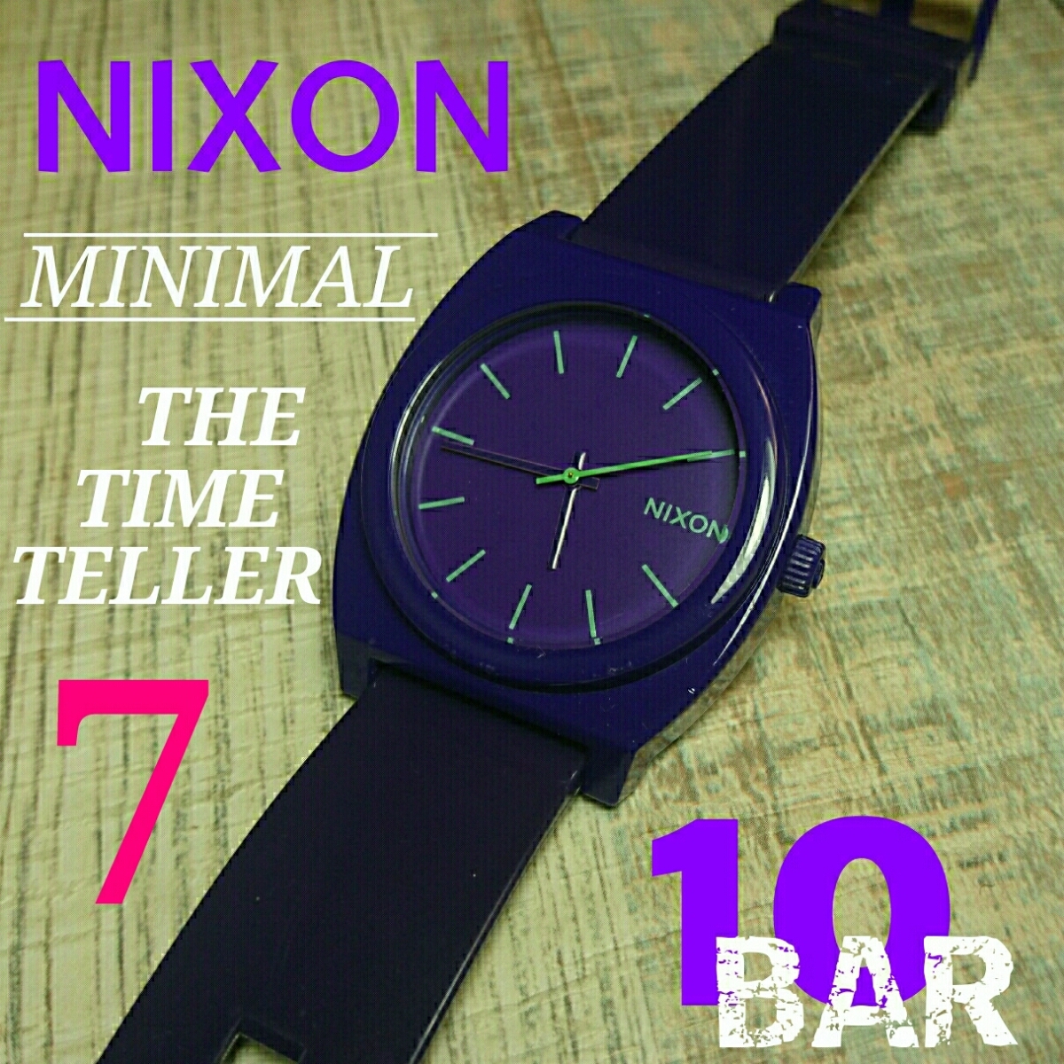 NIXON Nixon Time Teller 7 лиловый б/у HW181