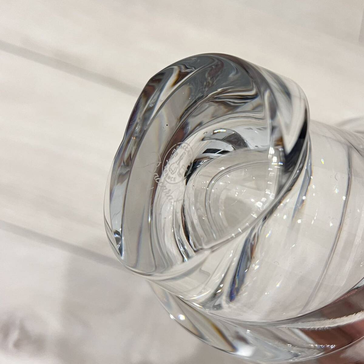 バカラ スパイラル クリスタル 花瓶 20cm Baccarat キッチン、食器 バカラ スパイラル クリスタル 花瓶 20cm Baccarat キッチン、食器