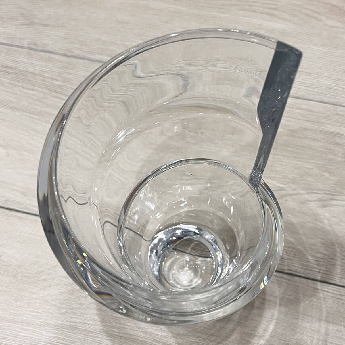 バカラ スパイラル クリスタル 花瓶 20cm Baccarat キッチン、食器 バカラ スパイラル クリスタル 花瓶 20cm Baccarat キッチン、食器