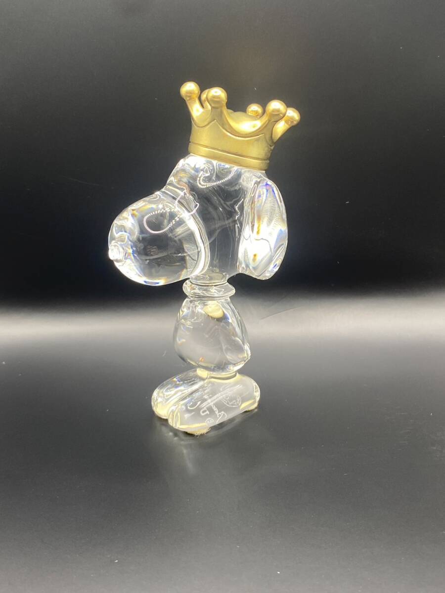 ー廃盤ー】バカラ Baccarat キング スヌーピー 王冠 SNOOPY 置物 ー廃盤ー】バカラ Baccarat キング スヌーピー 王冠 SNOOPY 置物