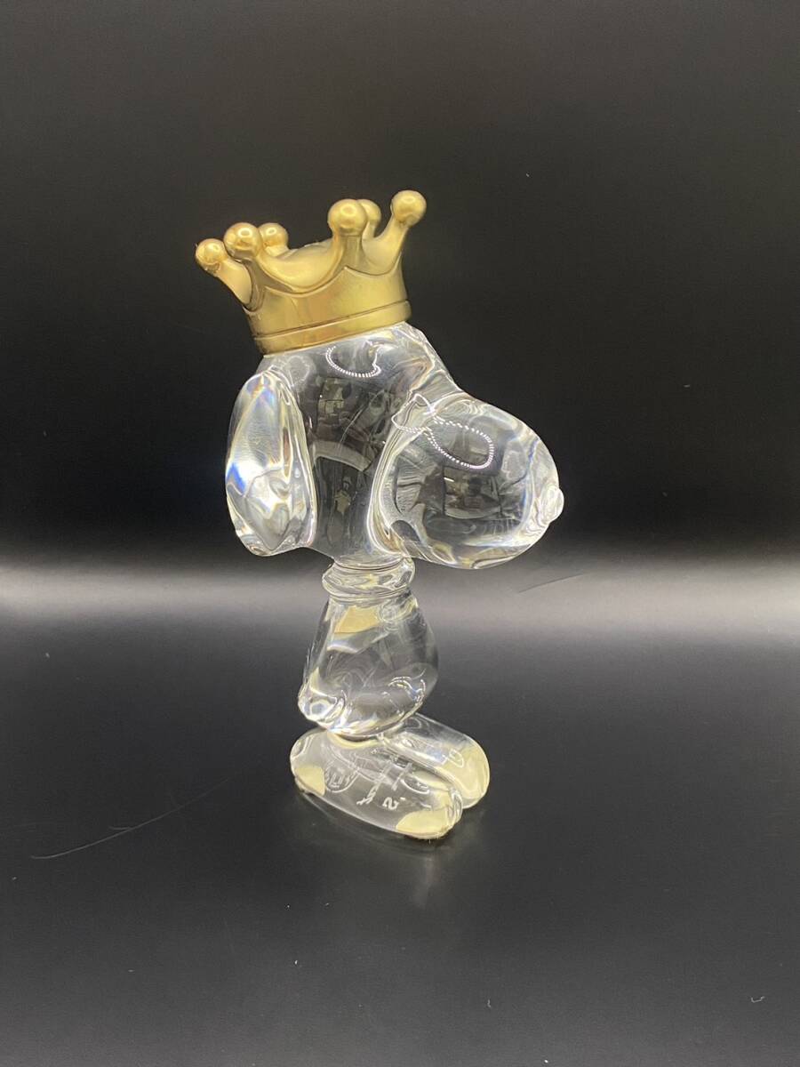 ー廃盤ー】バカラ Baccarat キング スヌーピー 王冠 SNOOPY 置物 ー廃盤ー】バカラ Baccarat キング スヌーピー 王冠 SNOOPY 置物