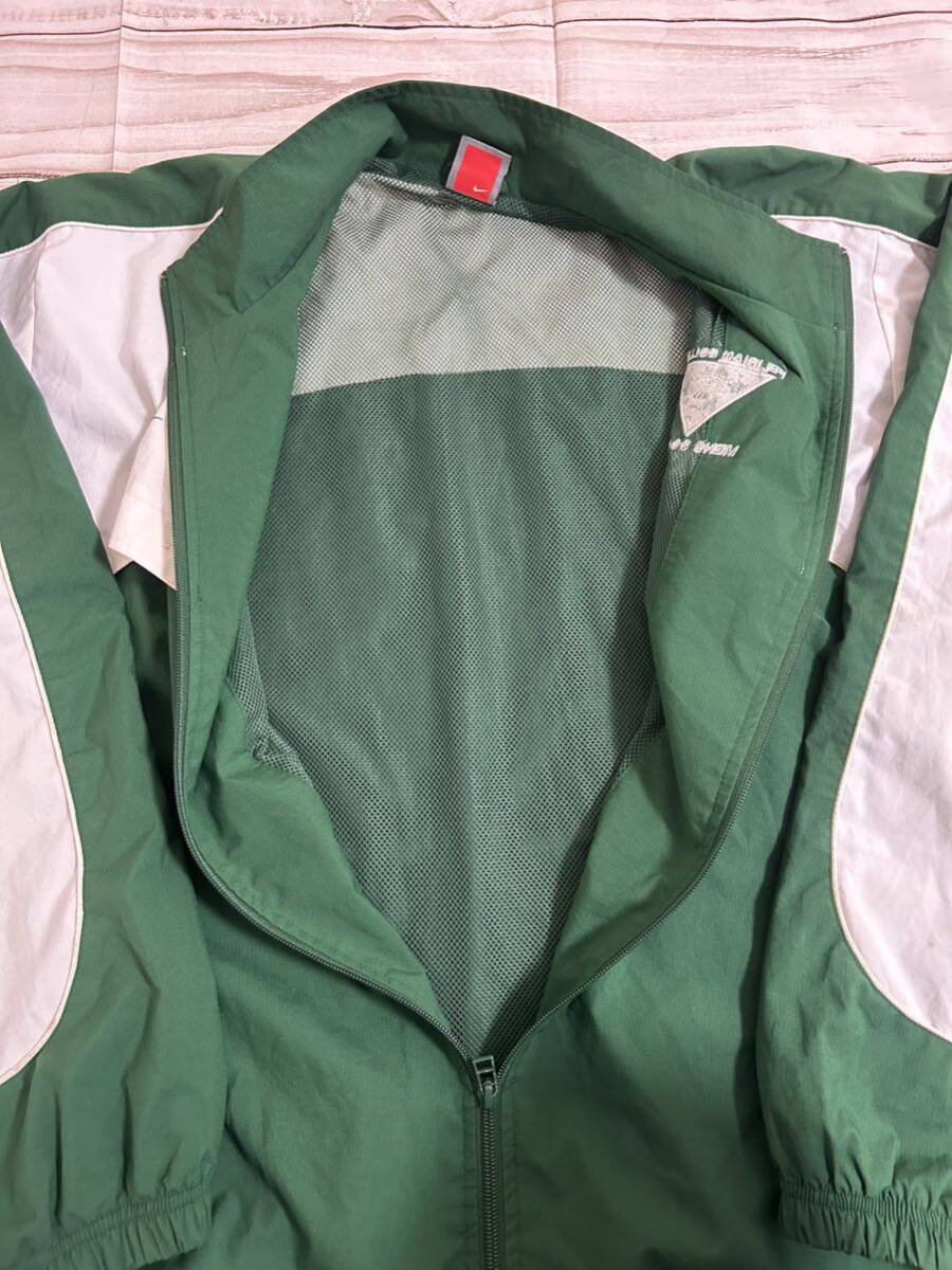 NIKE ナイロンジャケット 古着 ナイキ 90s XL グリーン 緑 旧 NIKE ナイロンジャケット 古着 ナイキ 90s XL グリーン 緑 旧