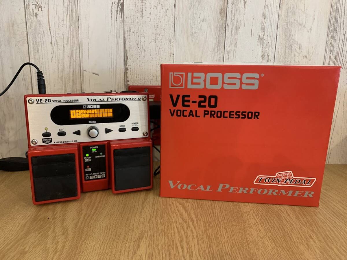 BOSS VE-20 ボーカルプロセッサー そり返る BOSS VE-20 ボーカルプロセッサー そり返る