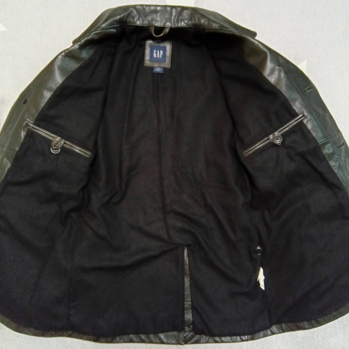 希少 90's OLD GAP カーコート ヴィンテージ カウハイド 牛革 肉 希少 90's OLD GAP カーコート ヴィンテージ カウハイド 牛革 肉