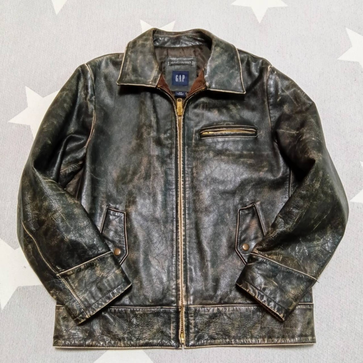 希少 オールドギャップ OLD GAP レザージャケット M カウハイド 希少 オールドギャップ OLD GAP レザージャケット M カウハイド