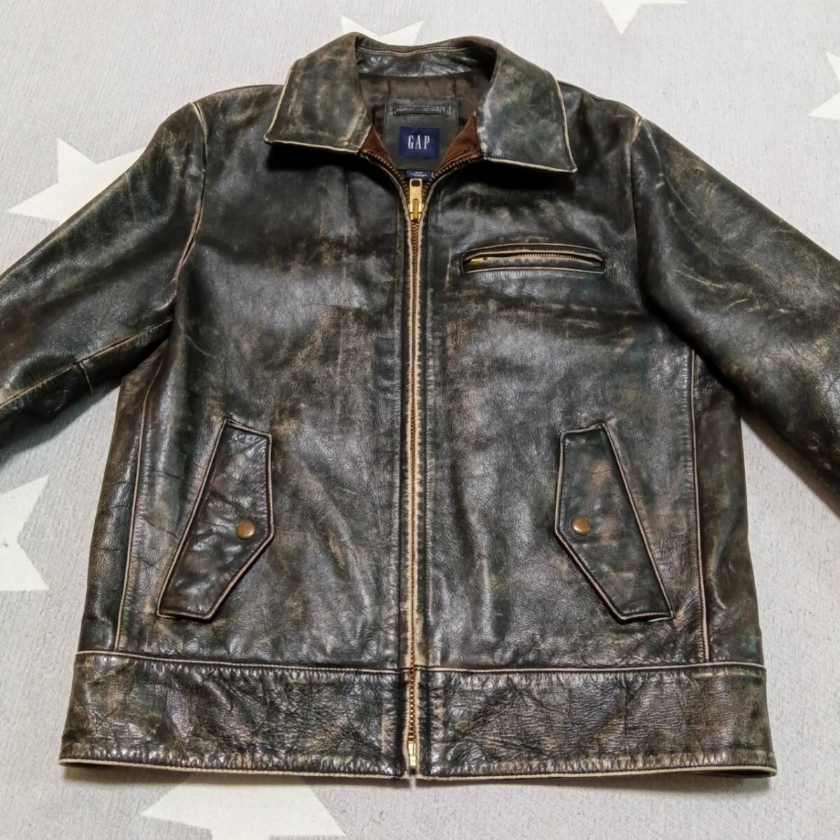 希少 オールドギャップ OLD GAP レザージャケット M カウハイド 希少 オールドギャップ OLD GAP レザージャケット M カウハイド