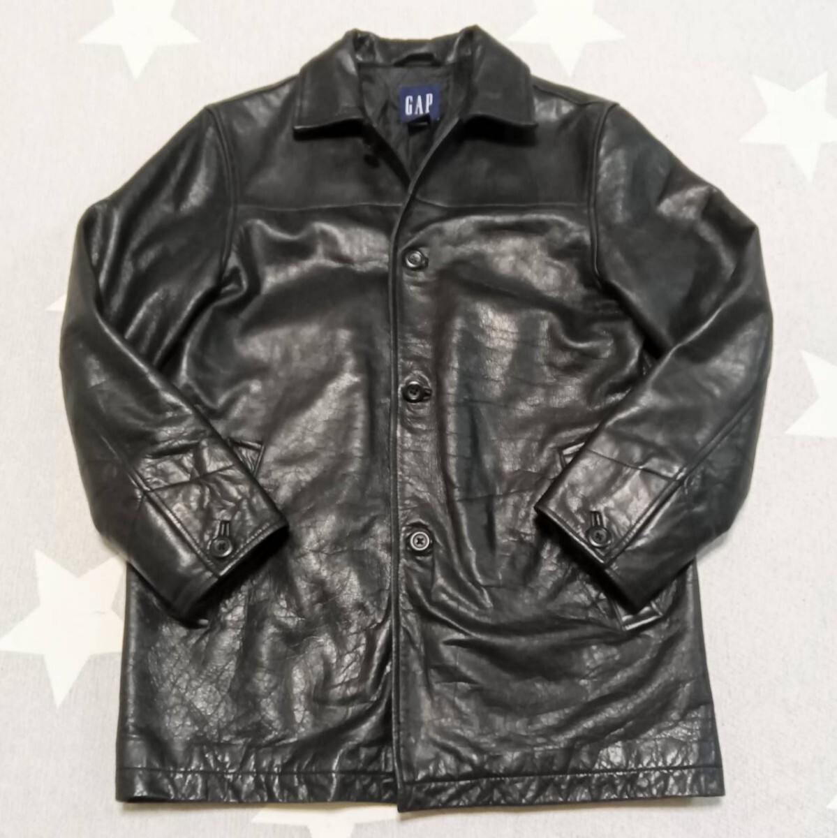 希少 90's OLD GAP カーコート ヴィンテージ カウハイド 牛革 肉 希少 90's OLD GAP カーコート ヴィンテージ カウハイド 牛革 肉