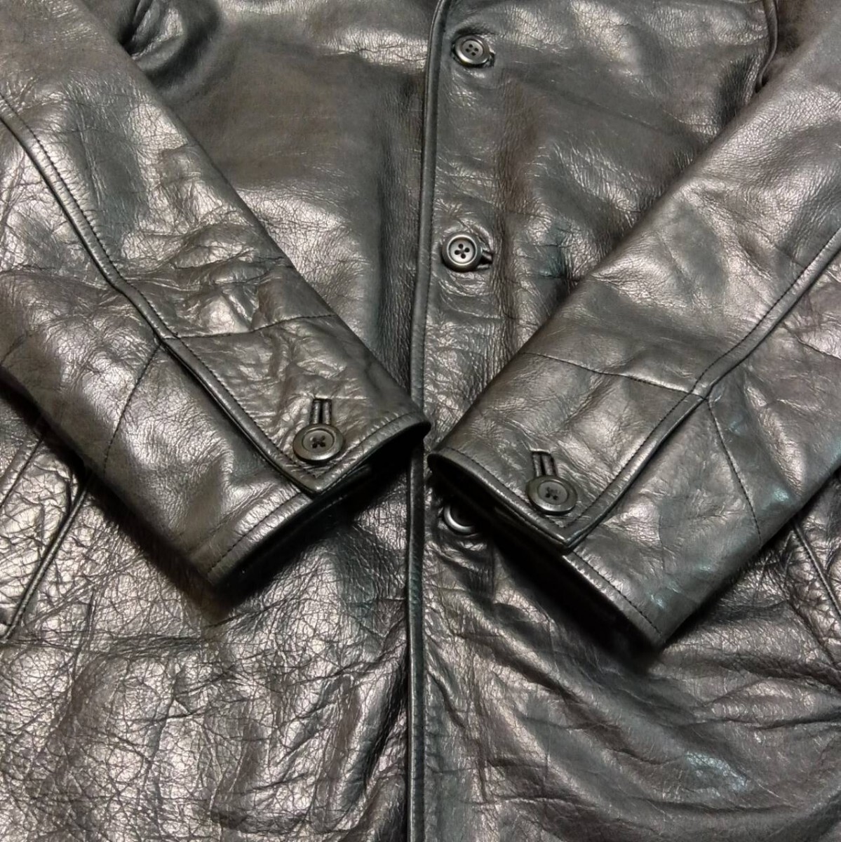 希少 90's OLD GAP カーコート ヴィンテージ カウハイド 牛革 肉 希少 90's OLD GAP カーコート ヴィンテージ カウハイド 牛革 肉