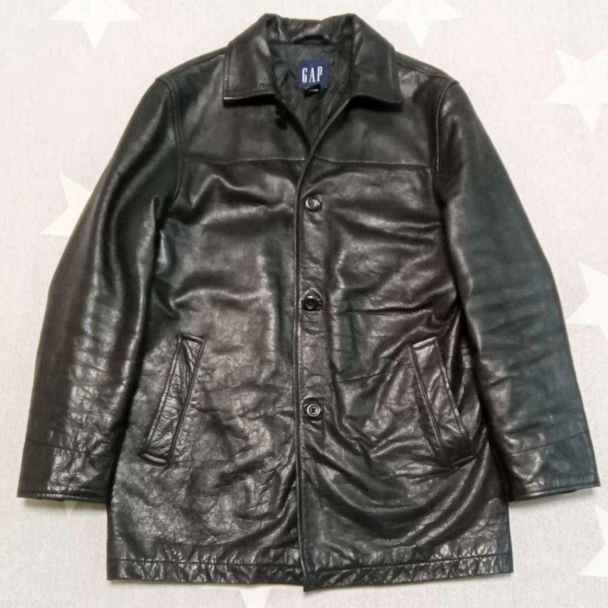 希少 90's OLD GAP カーコート ヴィンテージ カウハイド 牛革 肉 希少 90's OLD GAP カーコート ヴィンテージ カウハイド 牛革 肉