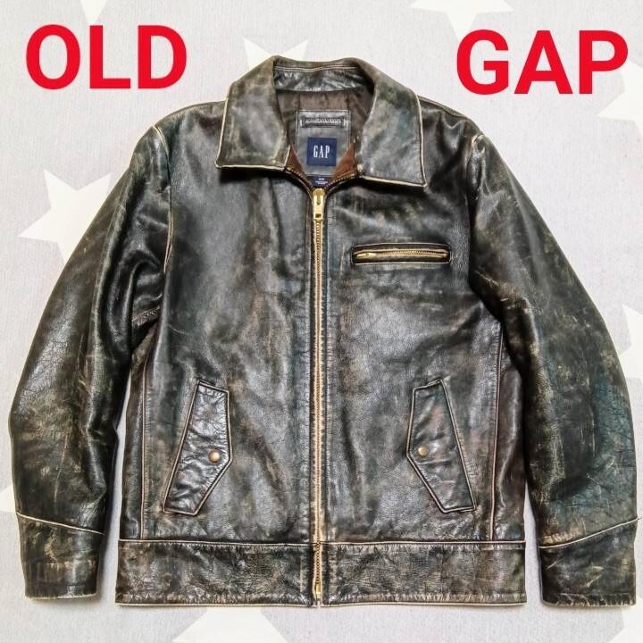 希少 オールドギャップ OLD GAP レザージャケット M カウハイド 希少 オールドギャップ OLD GAP レザージャケット M カウハイド
