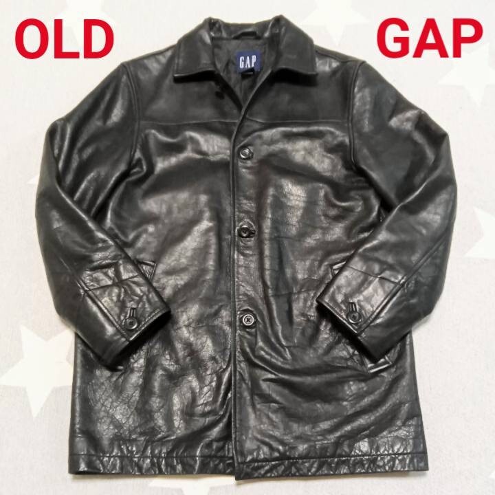 希少 90's OLD GAP カーコート ヴィンテージ カウハイド 牛革 肉 希少 90's OLD GAP カーコート ヴィンテージ カウハイド 牛革 肉