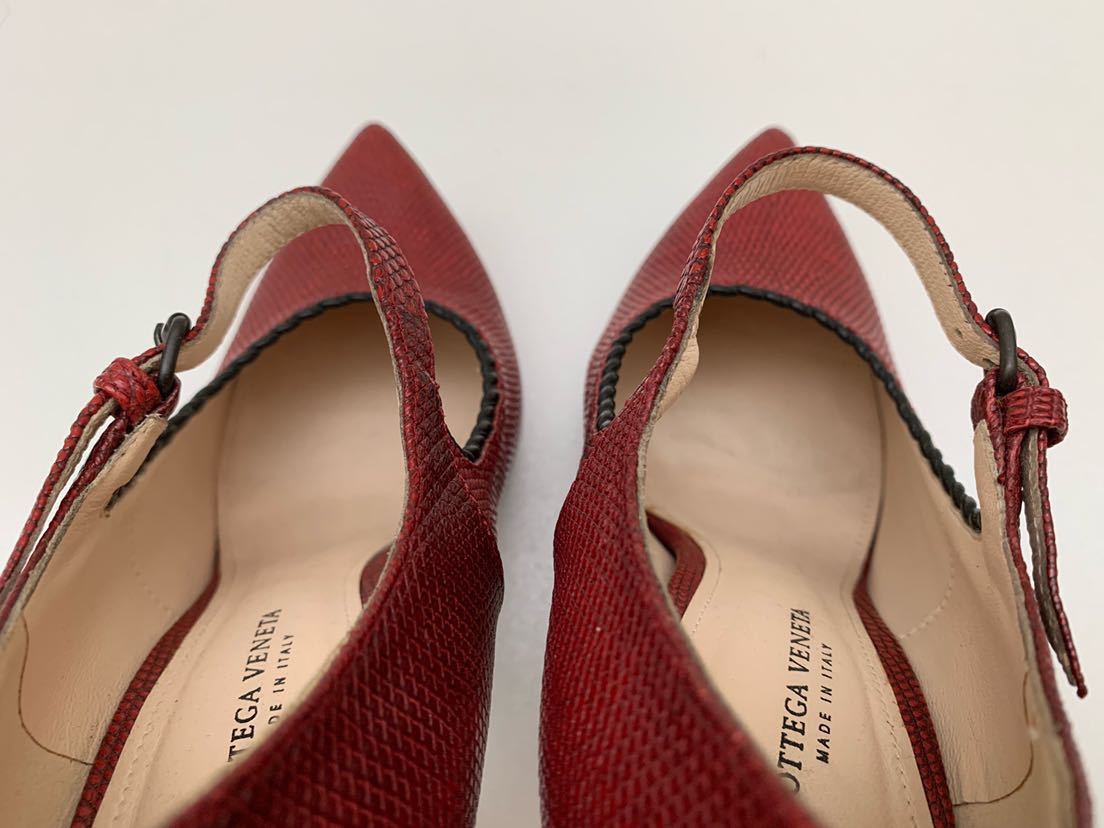 美品 BOTTEGA VENETA size36 イタリア製ハイヒールパンプス サンダル