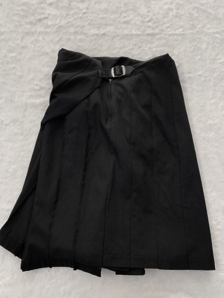 JUNYA WATANABE COMME des GARCONS デザインプリーツスカート sizeS ブラック 黒 ジュンヤワタナベ コムデギャルソン_画像4