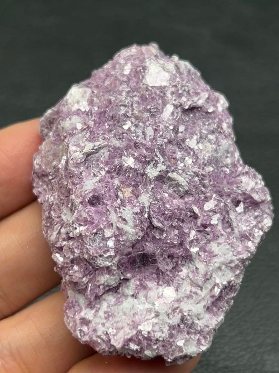 天然紫雲母 きらら 南アフリカ産 美品 鉱物標本