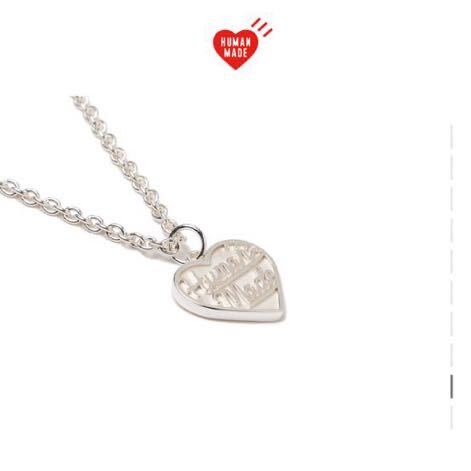 新品】 HUMAN MADE Heart Silver Necklace Silver ヒューマン 新品】 HUMAN MADE Heart Silver Necklace Silver ヒューマン