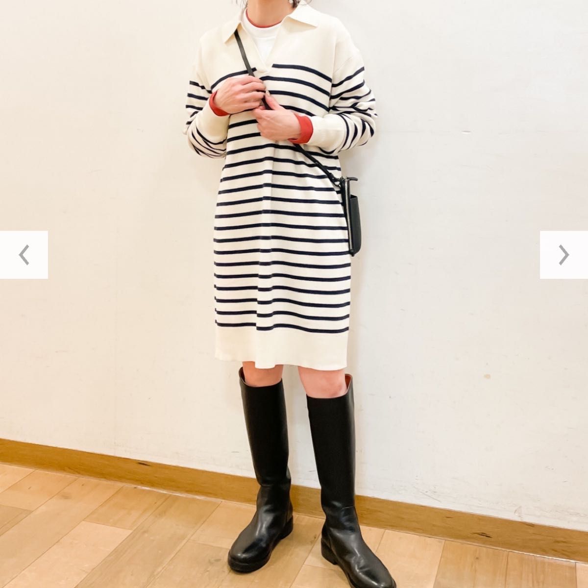 新品タグ付き UNIQLO ユニクロ ボーダー コットンワンピース 新品タグ付き UNIQLO ユニクロ ボーダー コットンワンピース