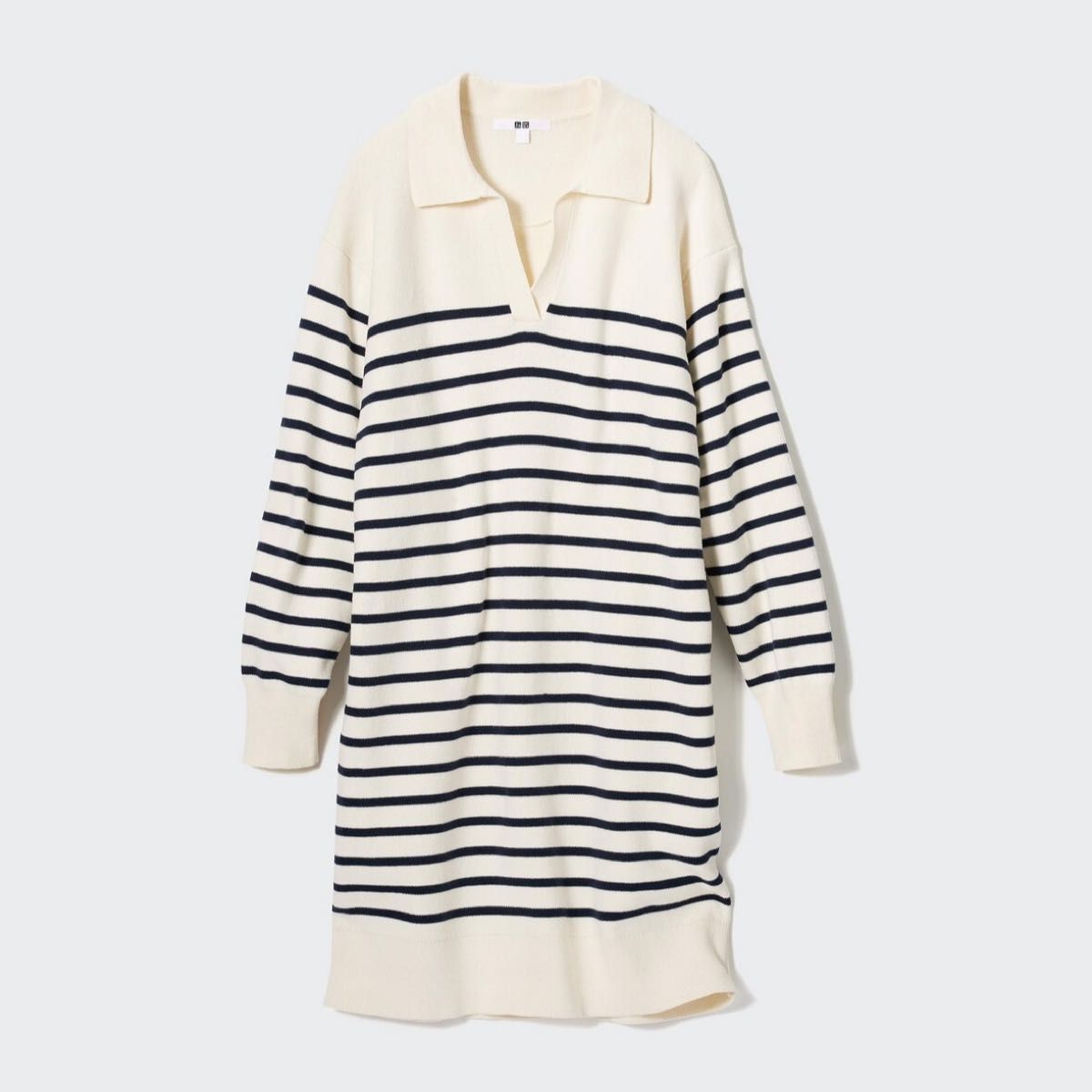 新品タグ付き UNIQLO ユニクロ ボーダー コットンワンピース 新品タグ付き UNIQLO ユニクロ ボーダー コットンワンピース