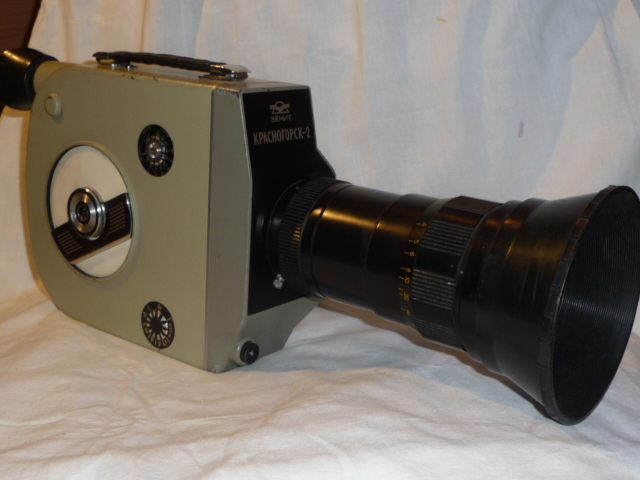 KRASNOGORSK 2 ロシア製ばね式自動16 mm 鏡反射動画カメラ #642_画像4