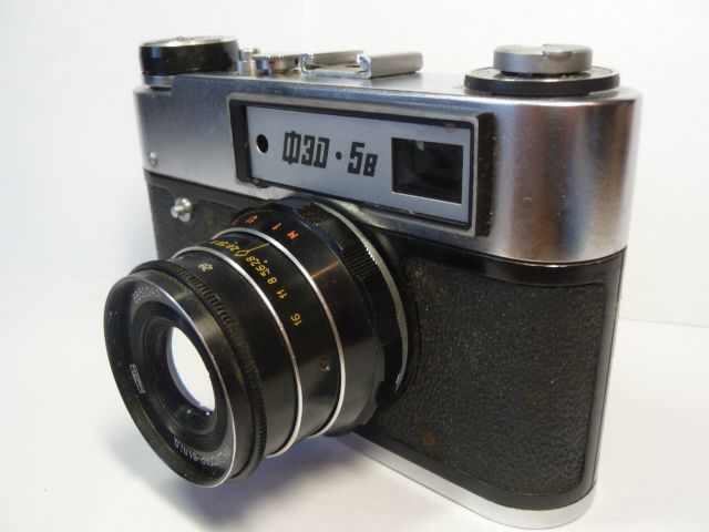 ほぼ新品のフェド FED-5 ロシア INDUSTAR-61 TESSAR #253B_画像2