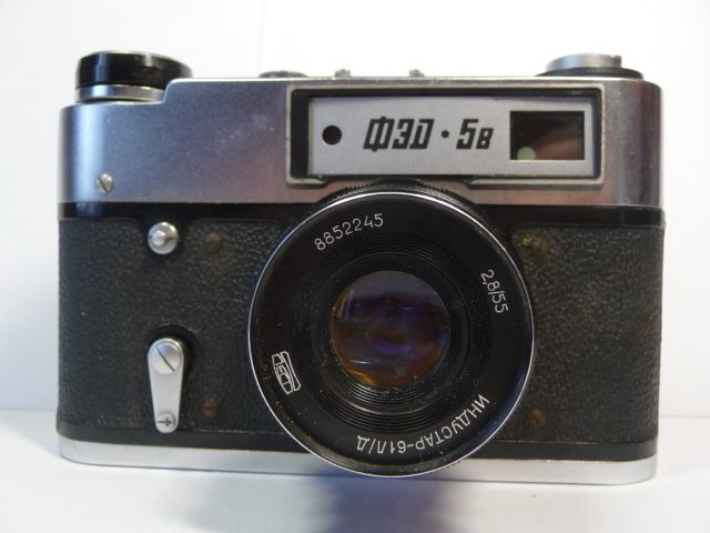 ほぼ新品のフェド FED-5 ロシア INDUSTAR-61 TESSAR #253B_画像3