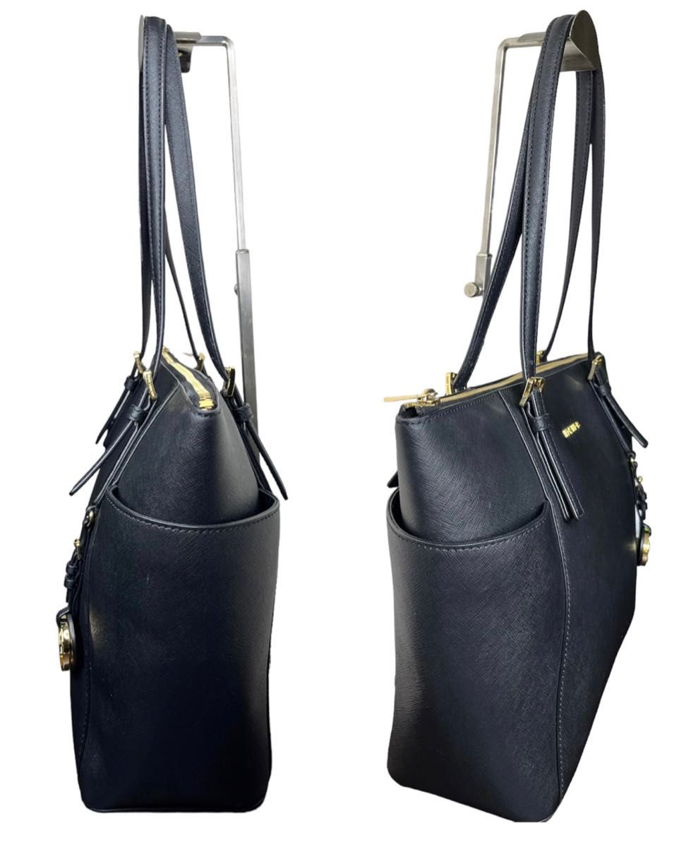 超美品 MICHAEL KORS マイケルコース 肩掛け トートバッグ 黒 超美品 MICHAEL KORS マイケルコース 肩掛け トートバッグ 黒