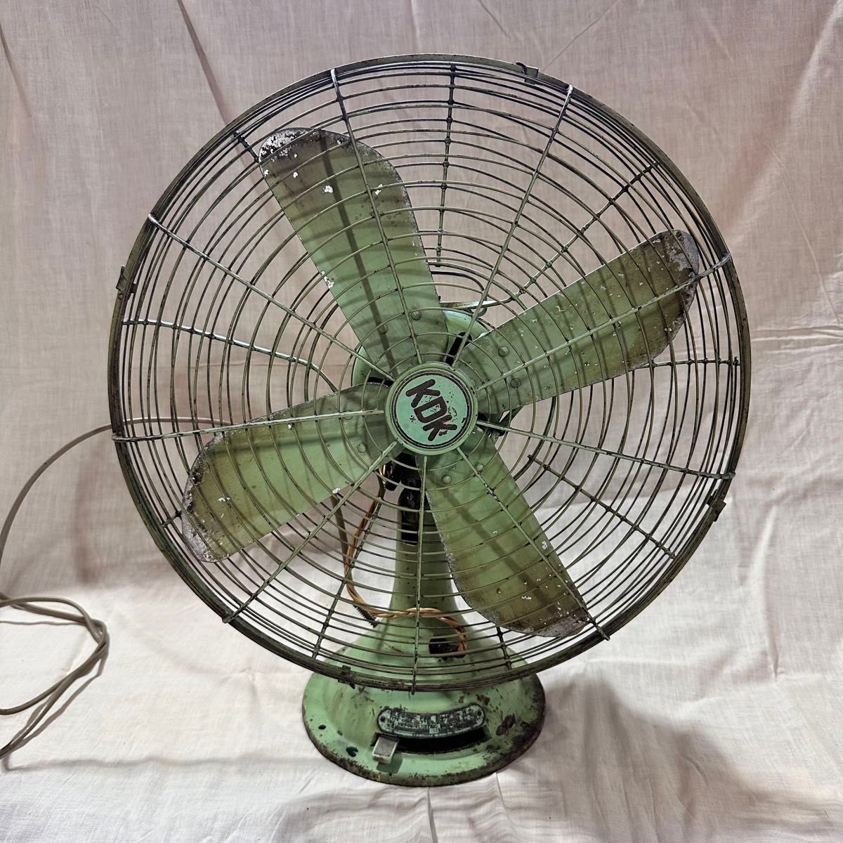 アンティーク 扇風機 昭和レトロ レトロ扇風機 KDK 日本電気当時 アンティーク 扇風機 昭和レトロ レトロ扇風機 KDK 日本電気当時